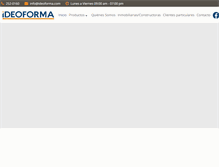 Tablet Screenshot of ideoforma.com